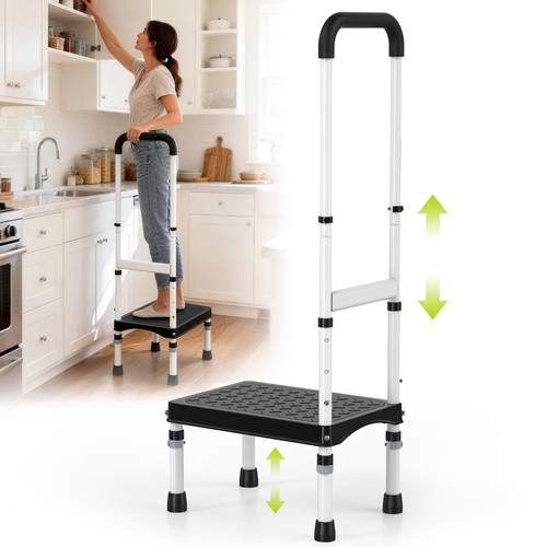 Step stool with handle for - rv,