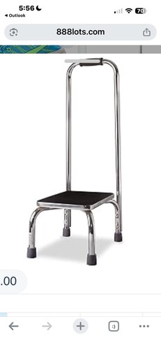 Step stool with handle - with,