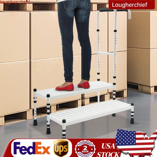 Metal step stool handle - stool, handle,