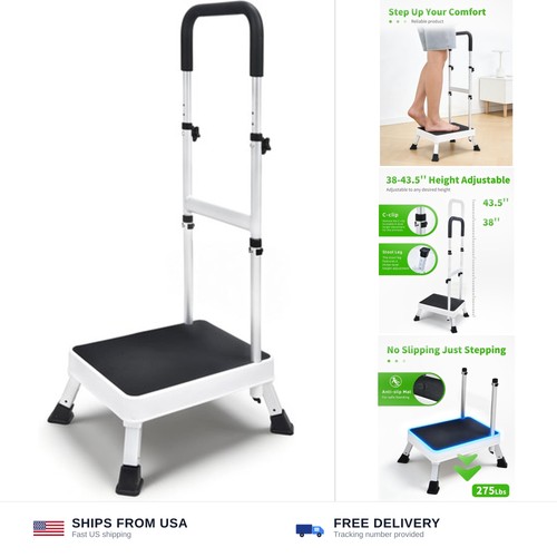 Adjustable step stool - adjustable,